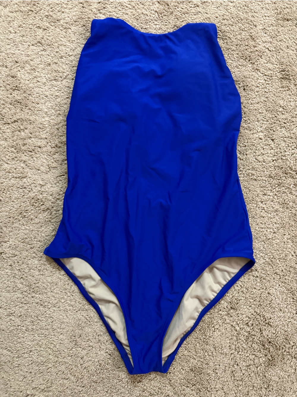 Womans One Piece Swimsuit in vibrant Blue